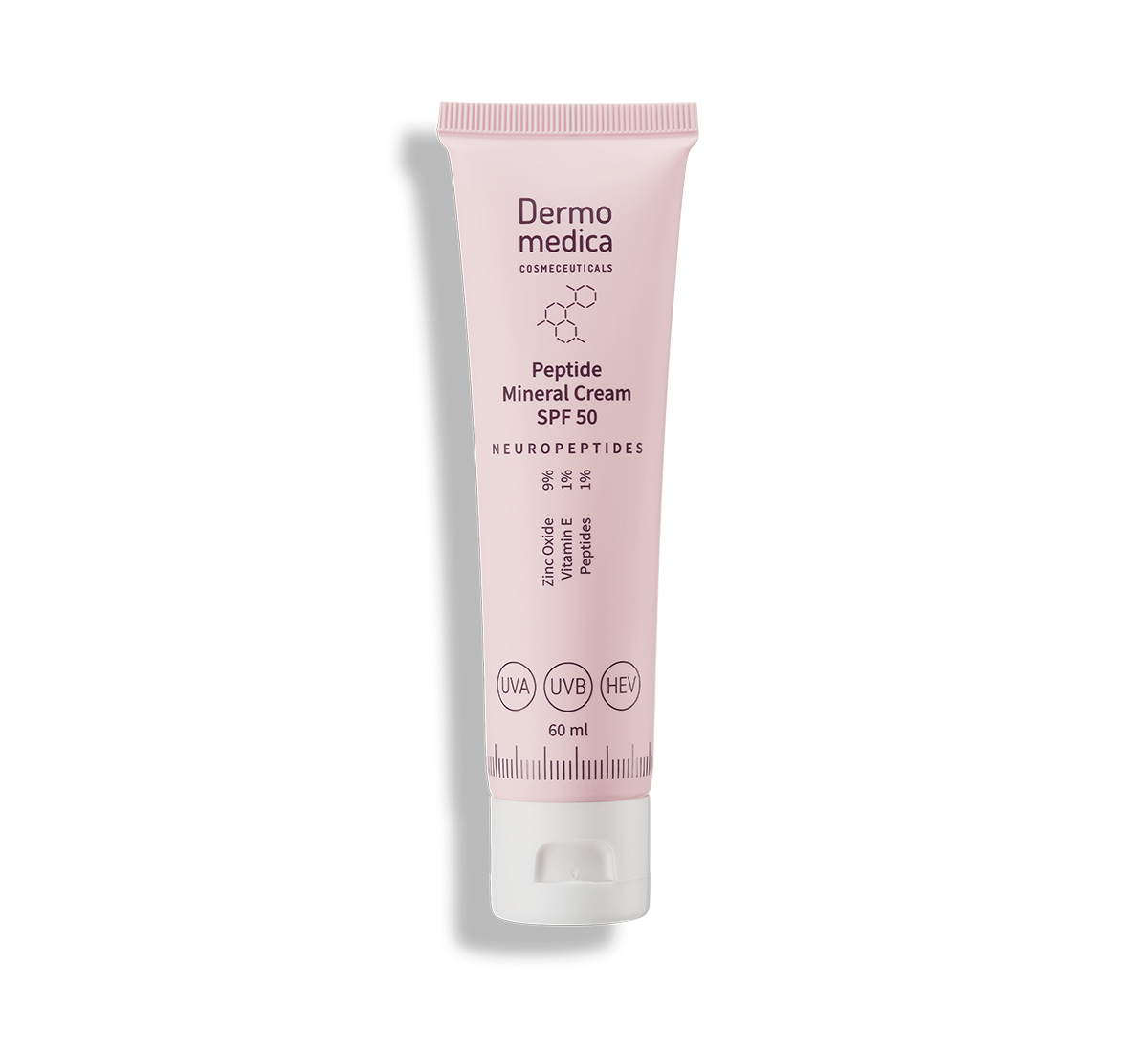 DERMOMEDICA PEPTIDE MINERAL CREAM SPF 50 Peptydowy Krem Przeciwzmarszczkowy z SPF 50