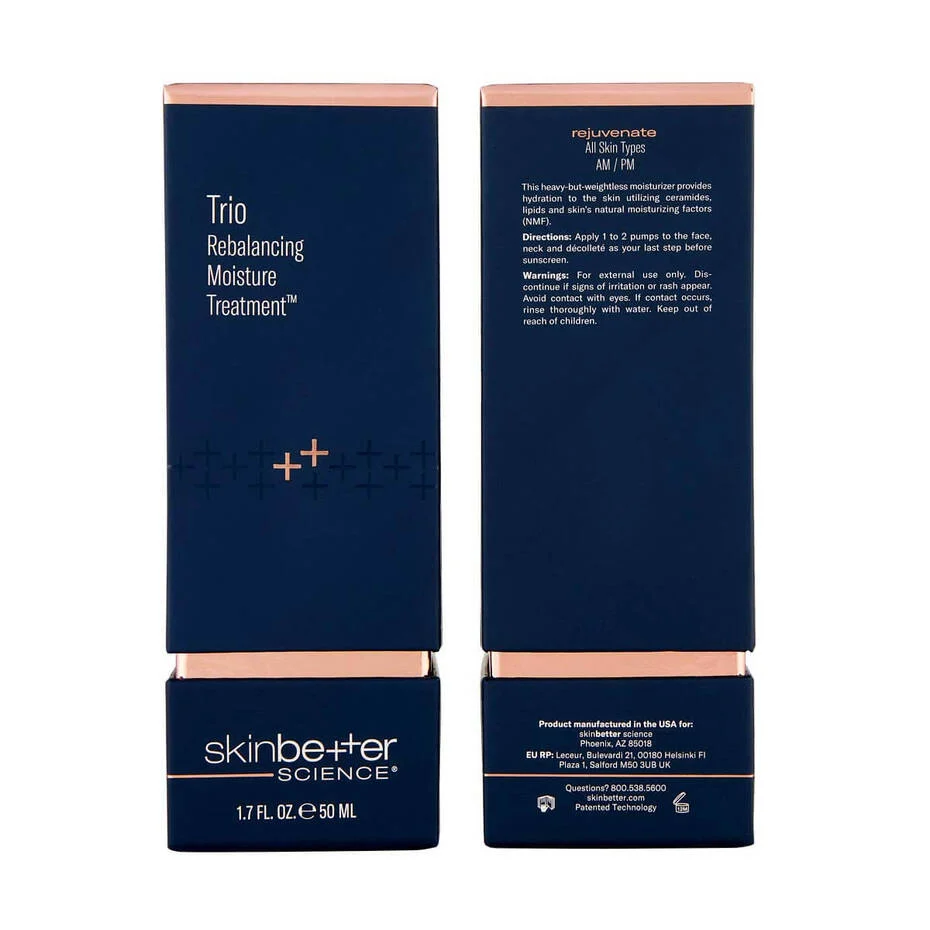 SKINBETTER SCIENCE Trio Rebalancing Moisture Treatment odżywczy krem ceramidowy do twarzy 50 ml