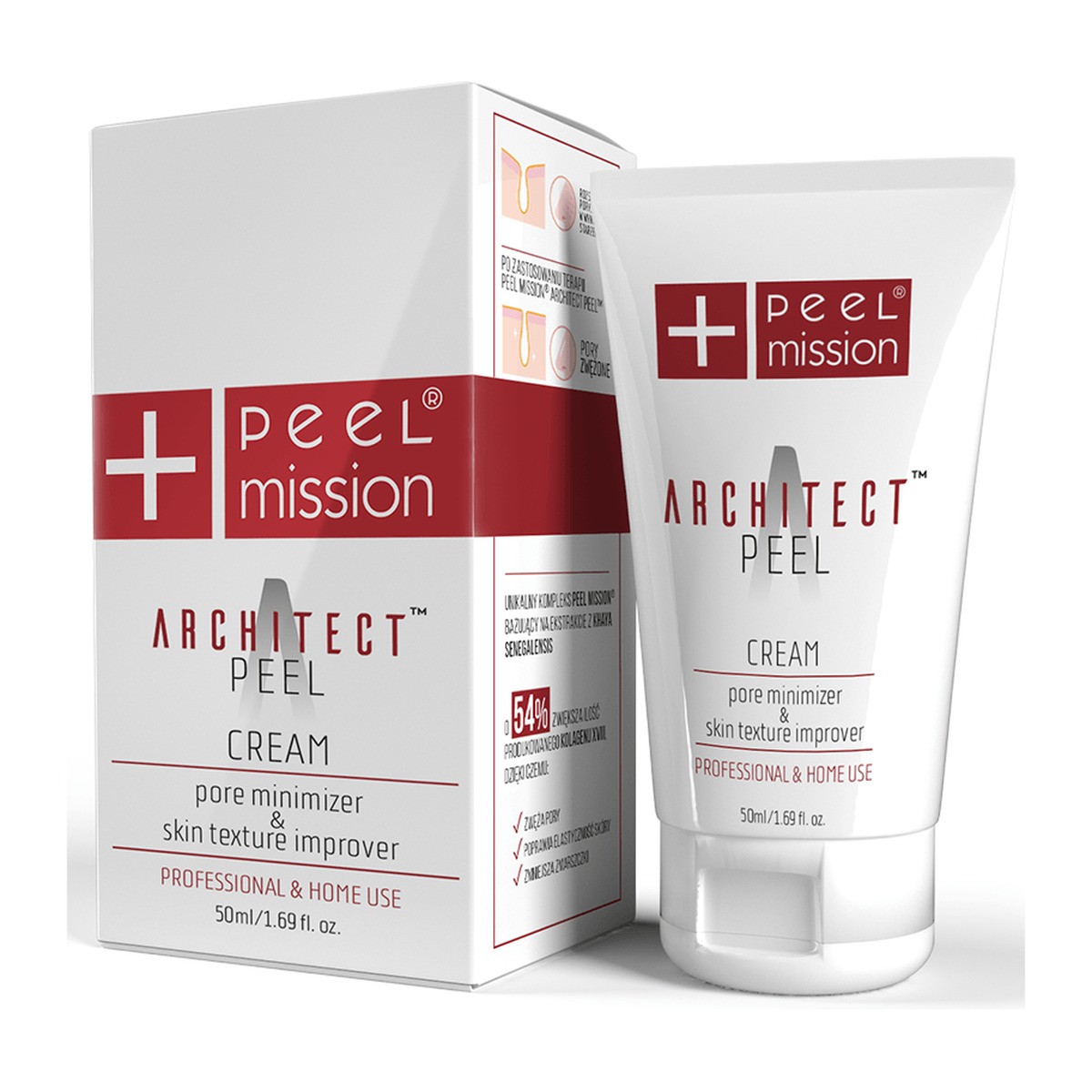 Peel Mission Architect Peel™ Cream krem zwężający pory 50 ml