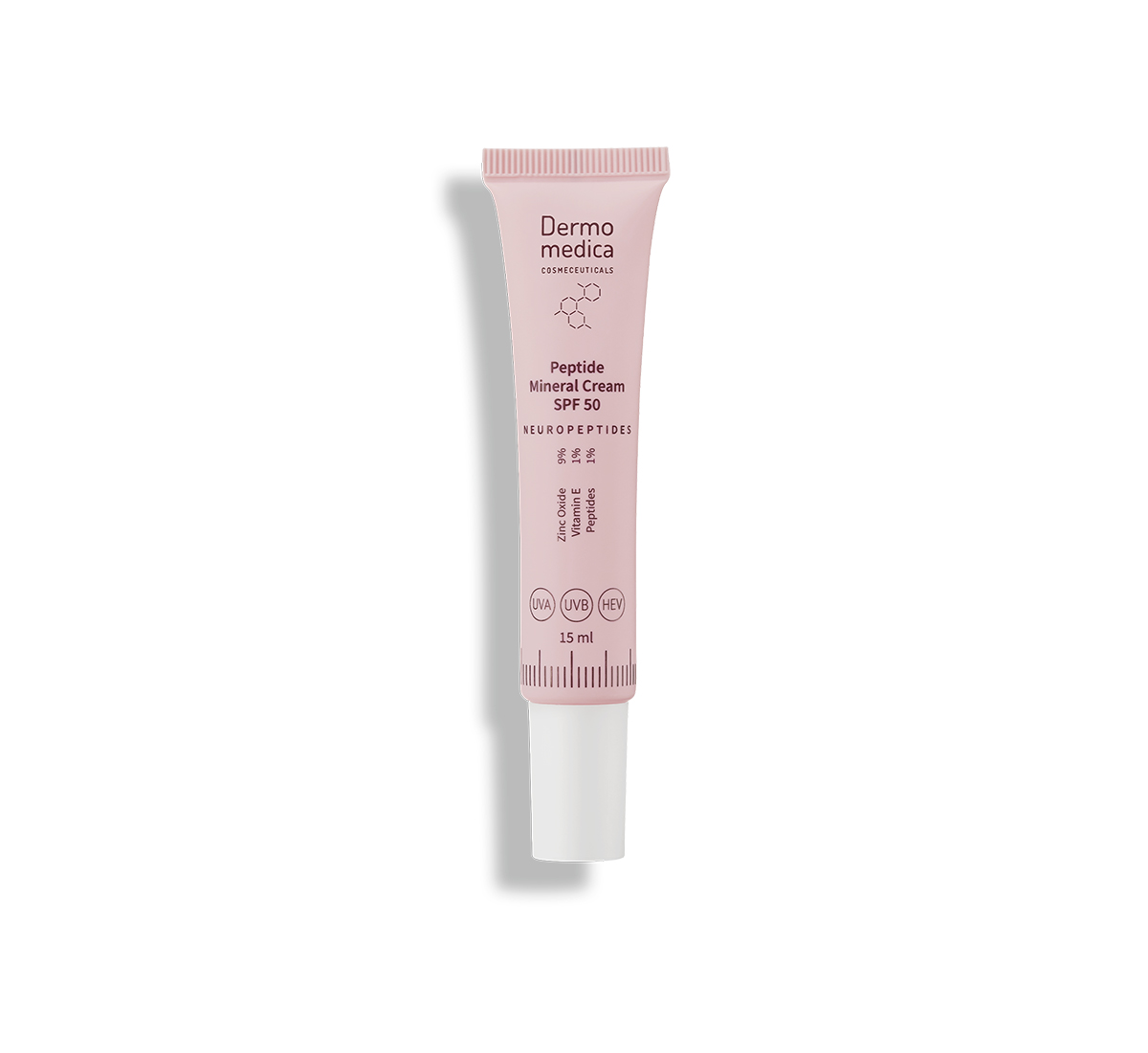 DERMOMEDICA PEPTIDE MINERAL CREAM SPF 50 Peptydowy Krem Przeciwzmarszczkowy z SPF 50 15 ml