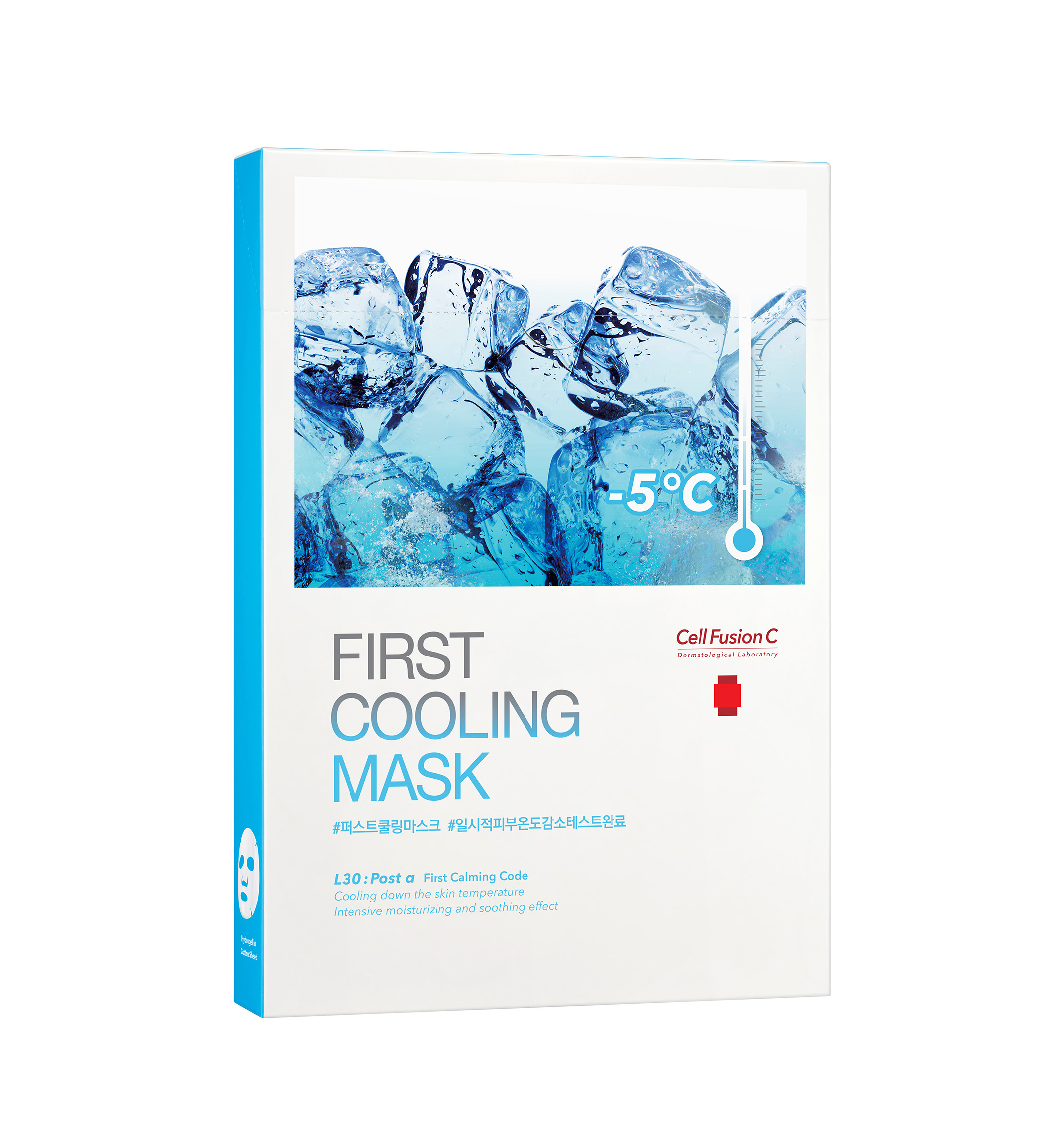 CELL FUSION C FIRST COOLING MASK Łagodząca Maska w Płacie 5 szt