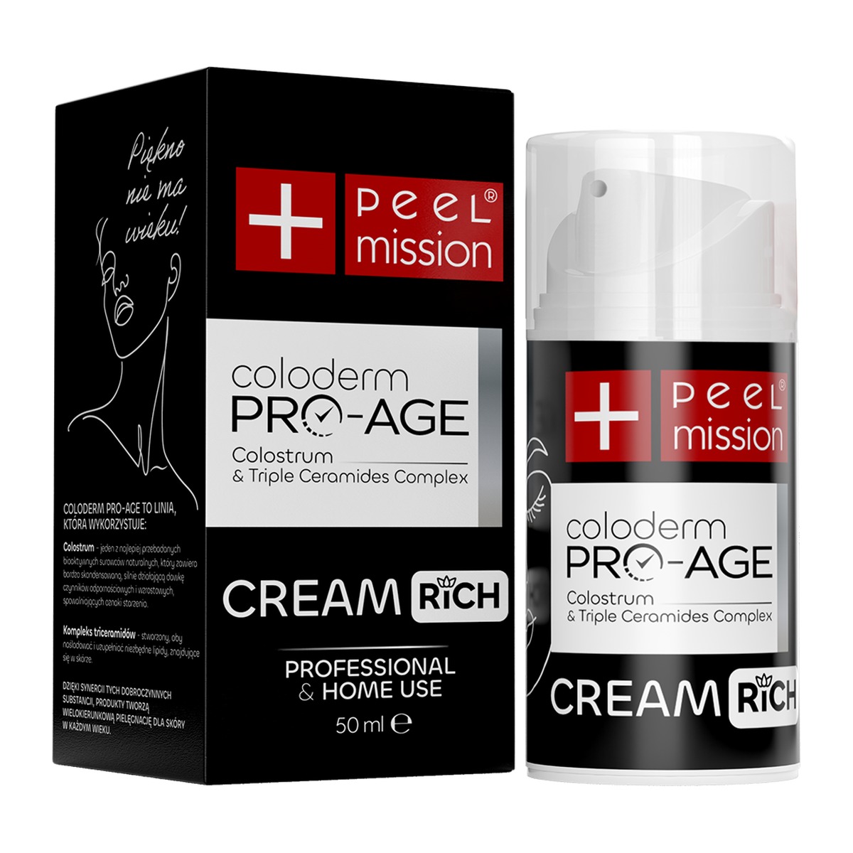 Peel Mission Coloderm Pro-Age Cream Rich krem odżywczy do skóry suchej 50 ml