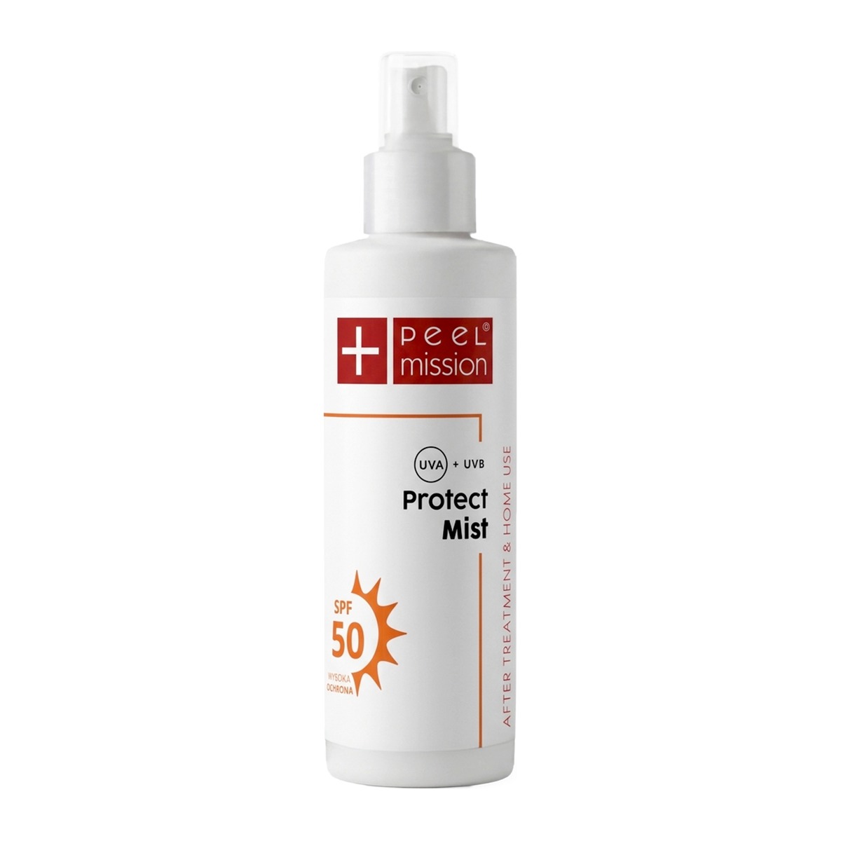 Peel Mission Professional UVA/UVB Protect Mist SPF 50 mgiełka ochronna 150 ml