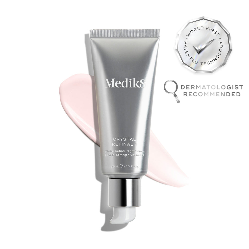 MEDIK 8 Crystal Retinal 1 przeciwstarzeniowe serum do twarzy z 0.01 % retinalem 30 ml