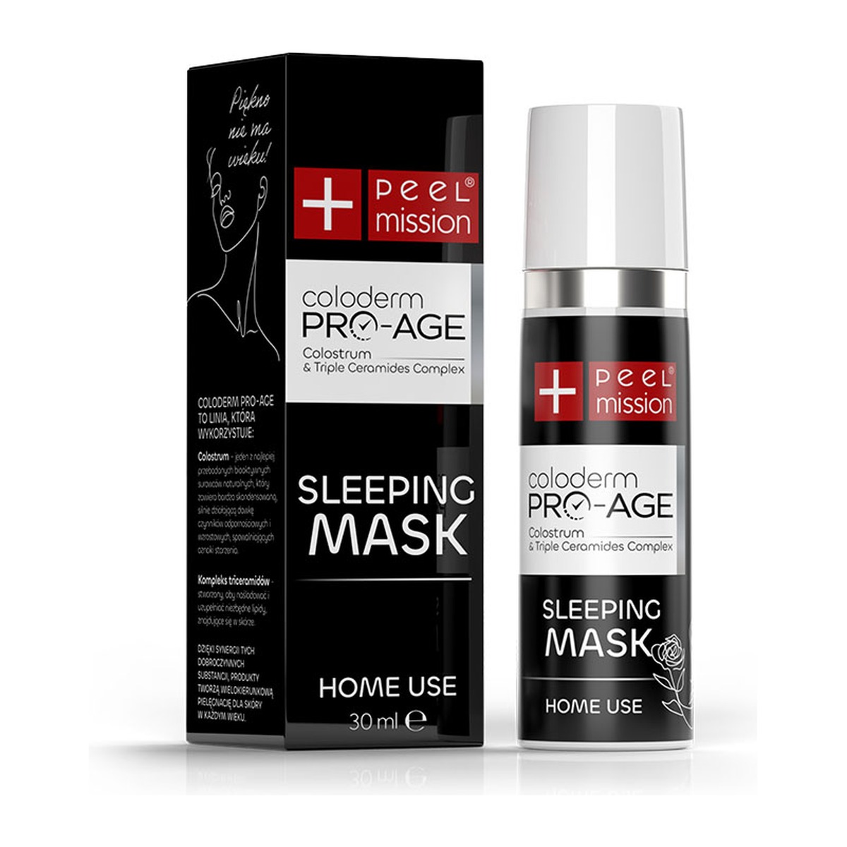 Peel Mission Coloderm Pro-Age Sleeping Mask maska na noc 30 ml