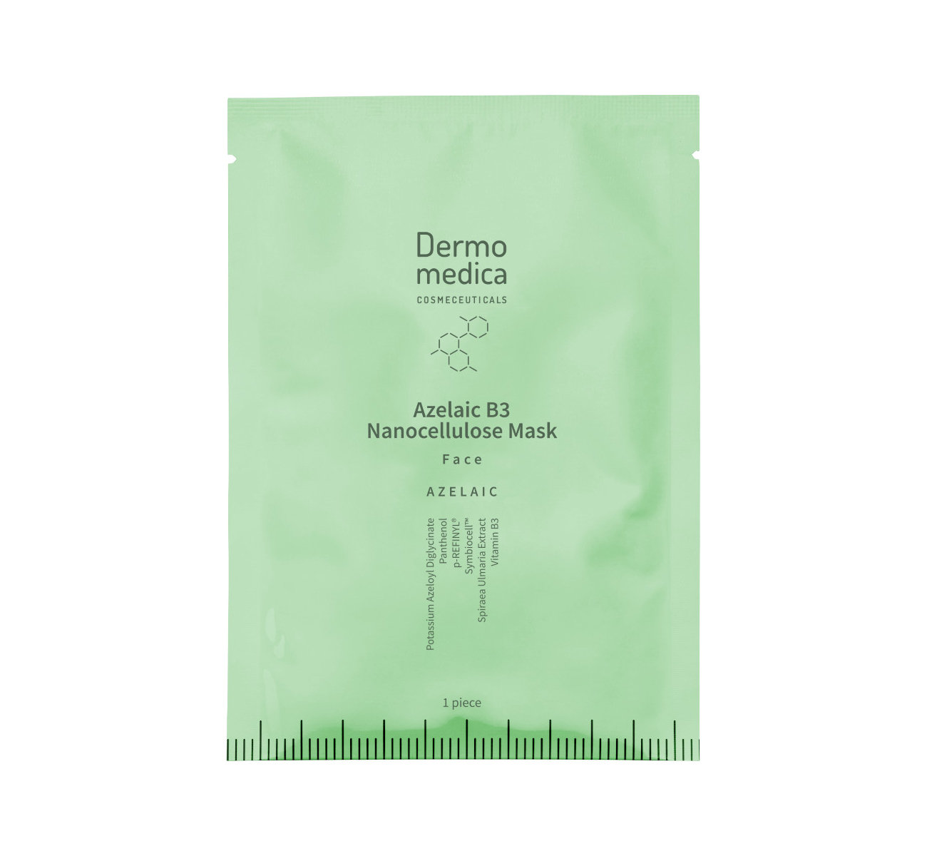 DERMOMEDICA AZELAIC B3 NANOCELLULOSE MASK Wyciszająca Maska w Płacie