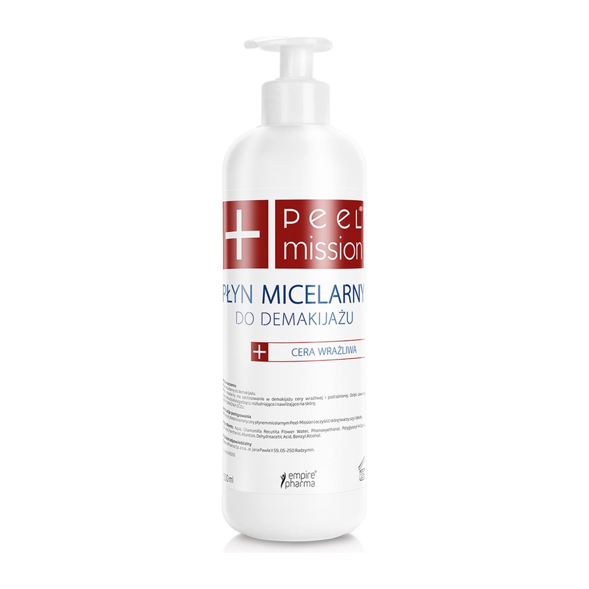 Peel Mission Płyn Micelarny do cery wrażliwej 500 ml