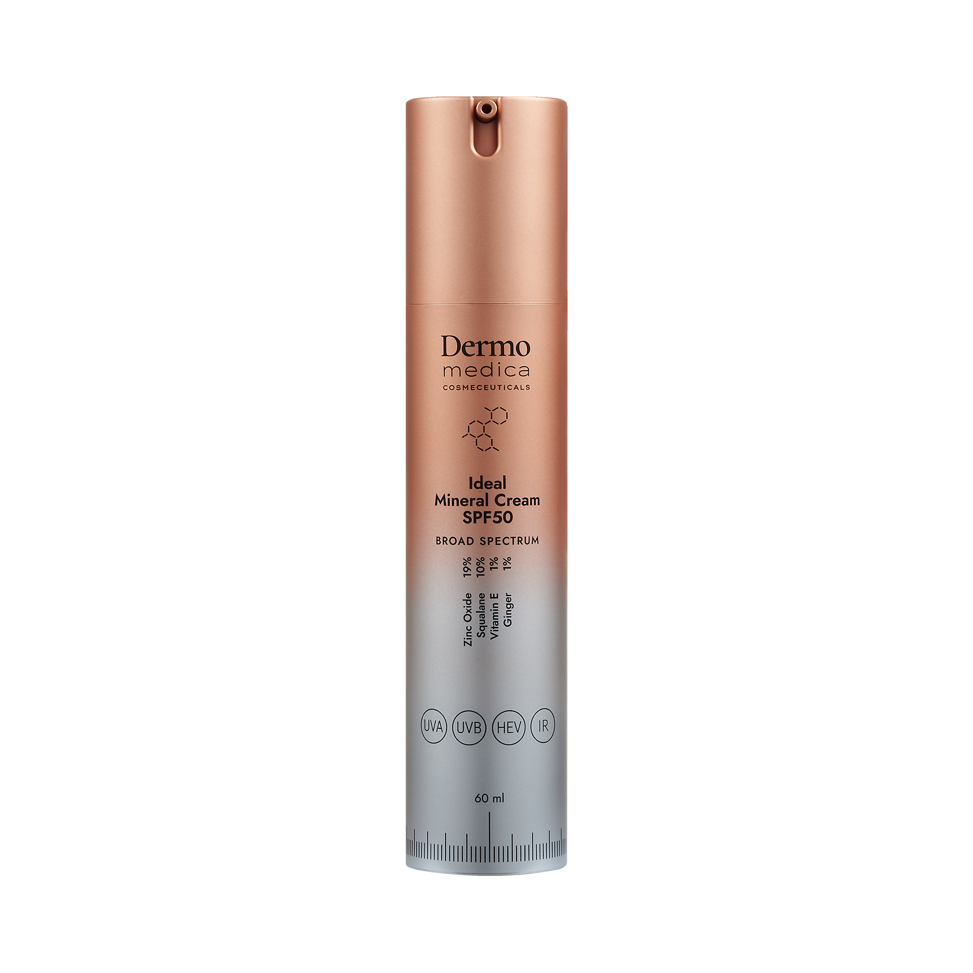 DERMOMEDICA IDEAL MINERAL CREAM SPF 50 Krem Mineralny Z SPF 50 60 ml