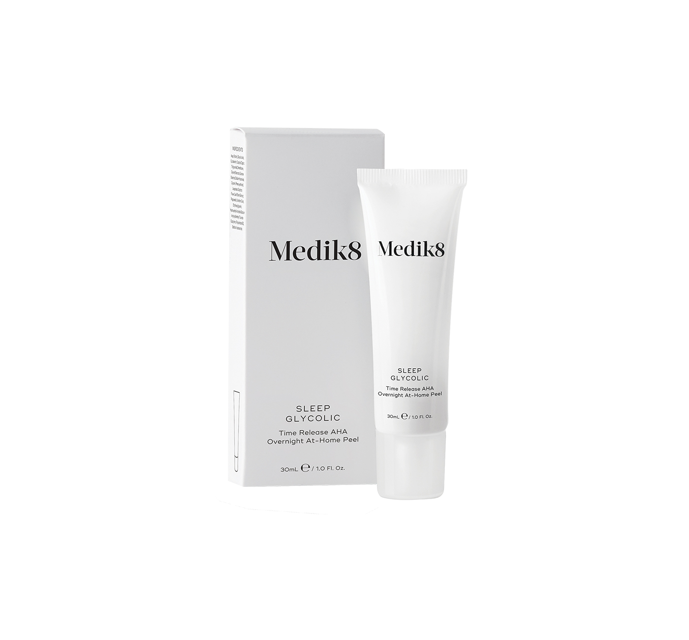 MEDIK 8 SLEEP GLYCOLIC Peeling Z Opóźnionym Uwalnianiem Kwasów AHA 30 ml