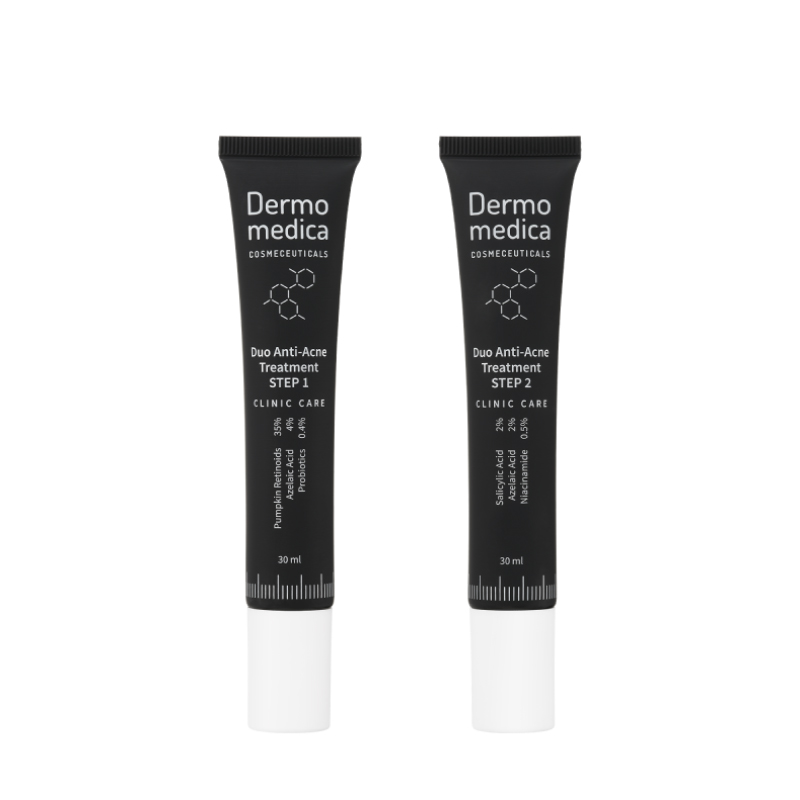 DERMOMEDICA DUO ANTI-ACNE TREATMENT Kuracja Dla Skóry Trądzikowej  2 x 30 ml