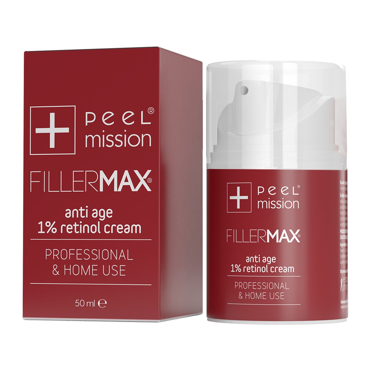 Peel Mission FillerMax Cream krem przeciwzmarszczkowy z retinolem 1% 50 ml