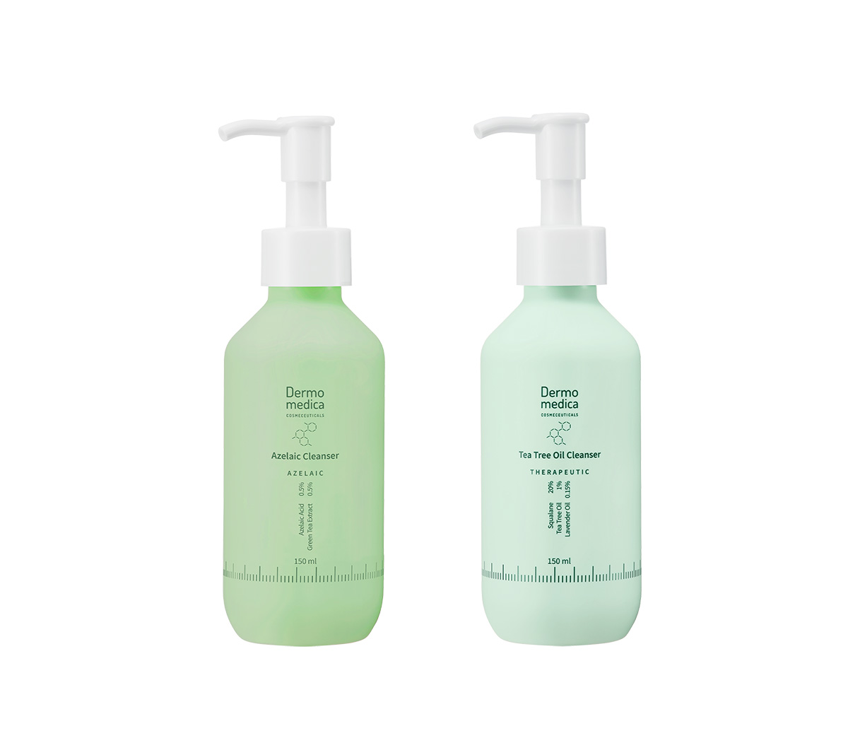 DERMOMEDICA TEA TREE OIL CLEANSER + AZELAIC CLEANSER Zestaw Do Mycia Olejek + Żel 2 x 150 ml