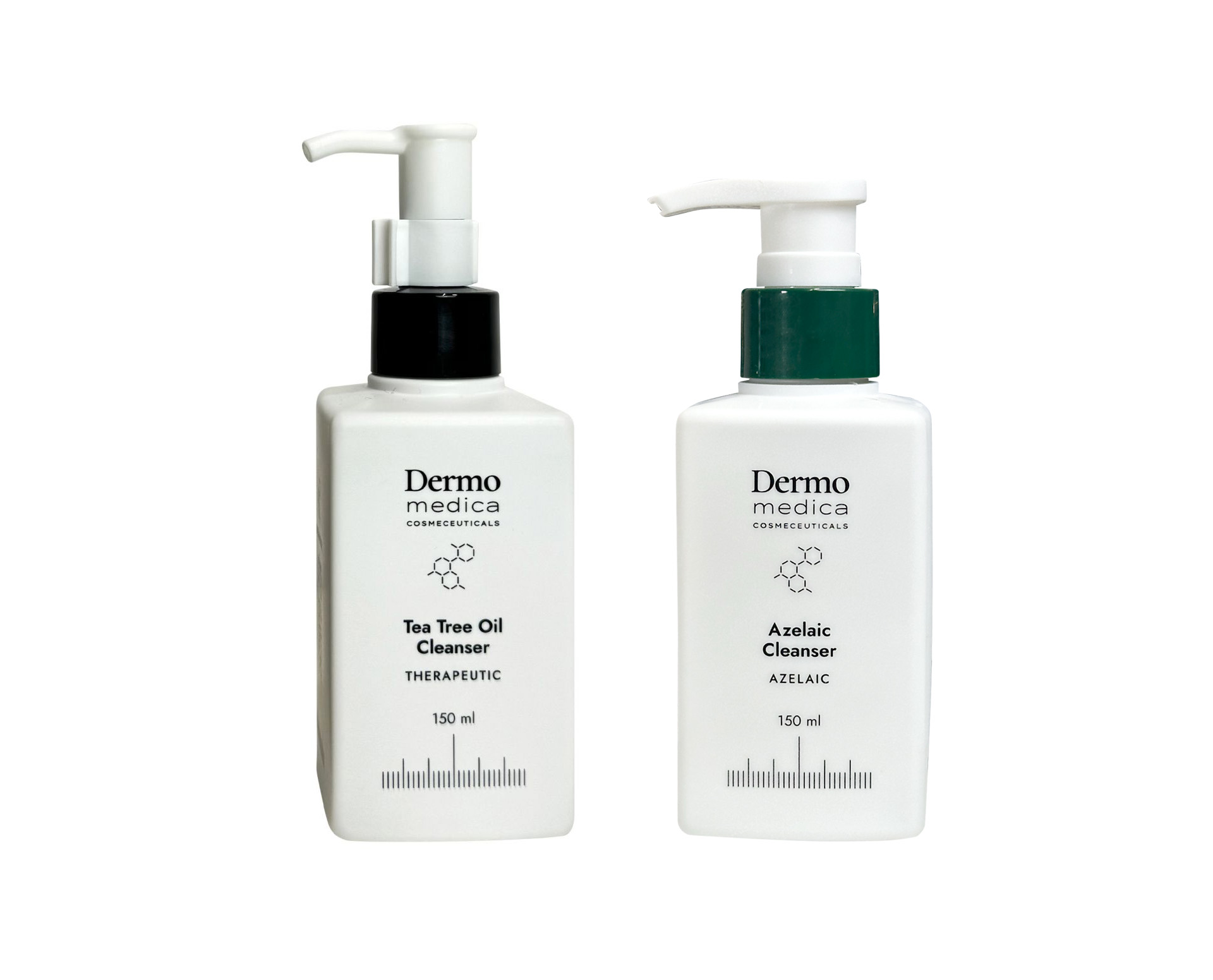 DERMOMEDICA Tea Tree Oil Cleanser + Azelaic Cleanser zestaw do mycia olejek + żel 2 x 150 ml
