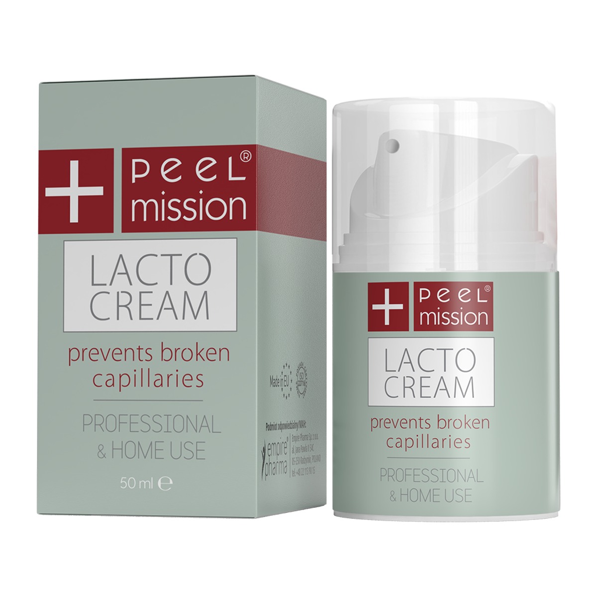 Peel Mission Lacto Cream krem kojący do skóry naczynkowej 50 ml