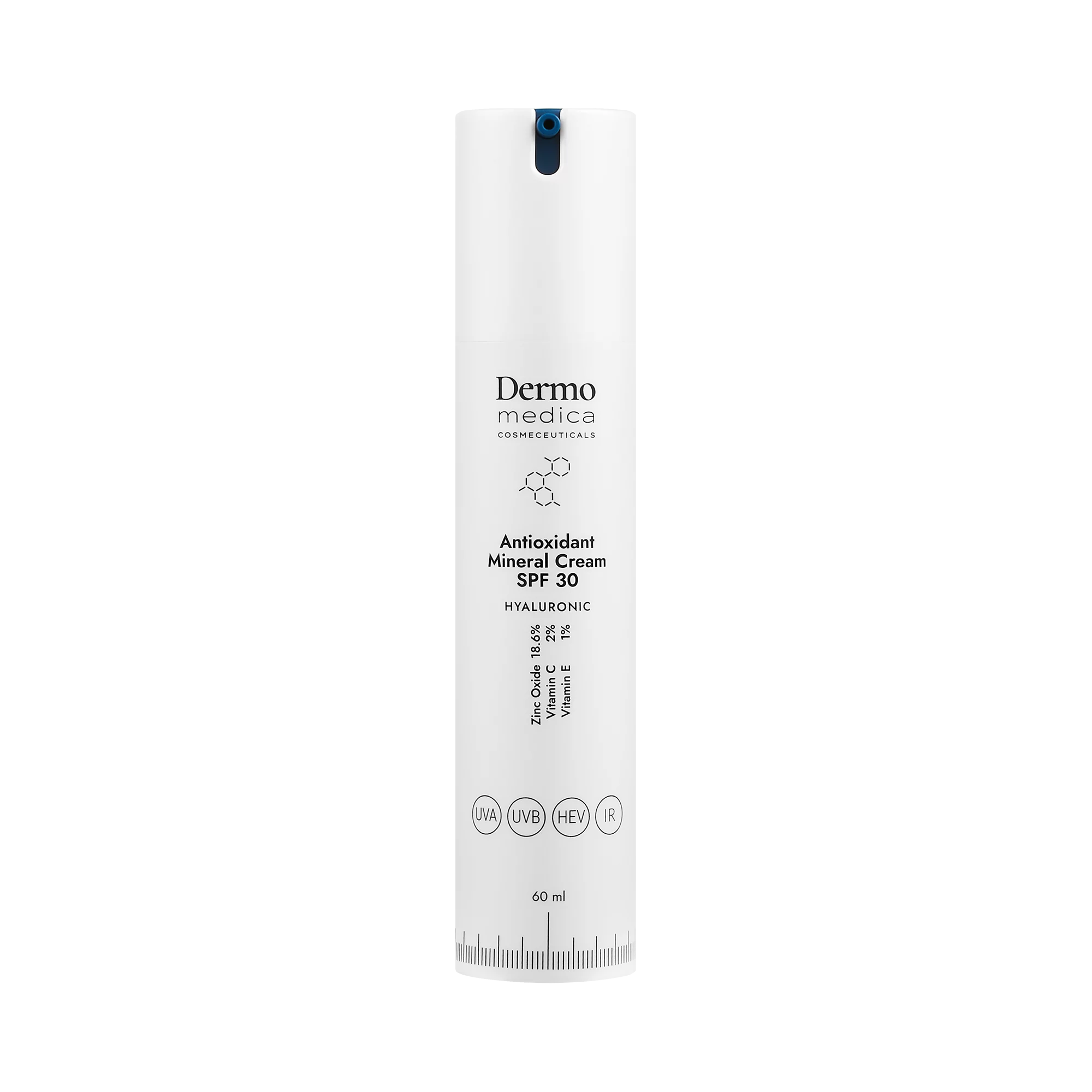 DERMOMEDICA ANTIOXIDANT MINERAL CREAM SPF 30 Antyoksydacyjny Krem Z Cynkiem SPF 30 60 ml