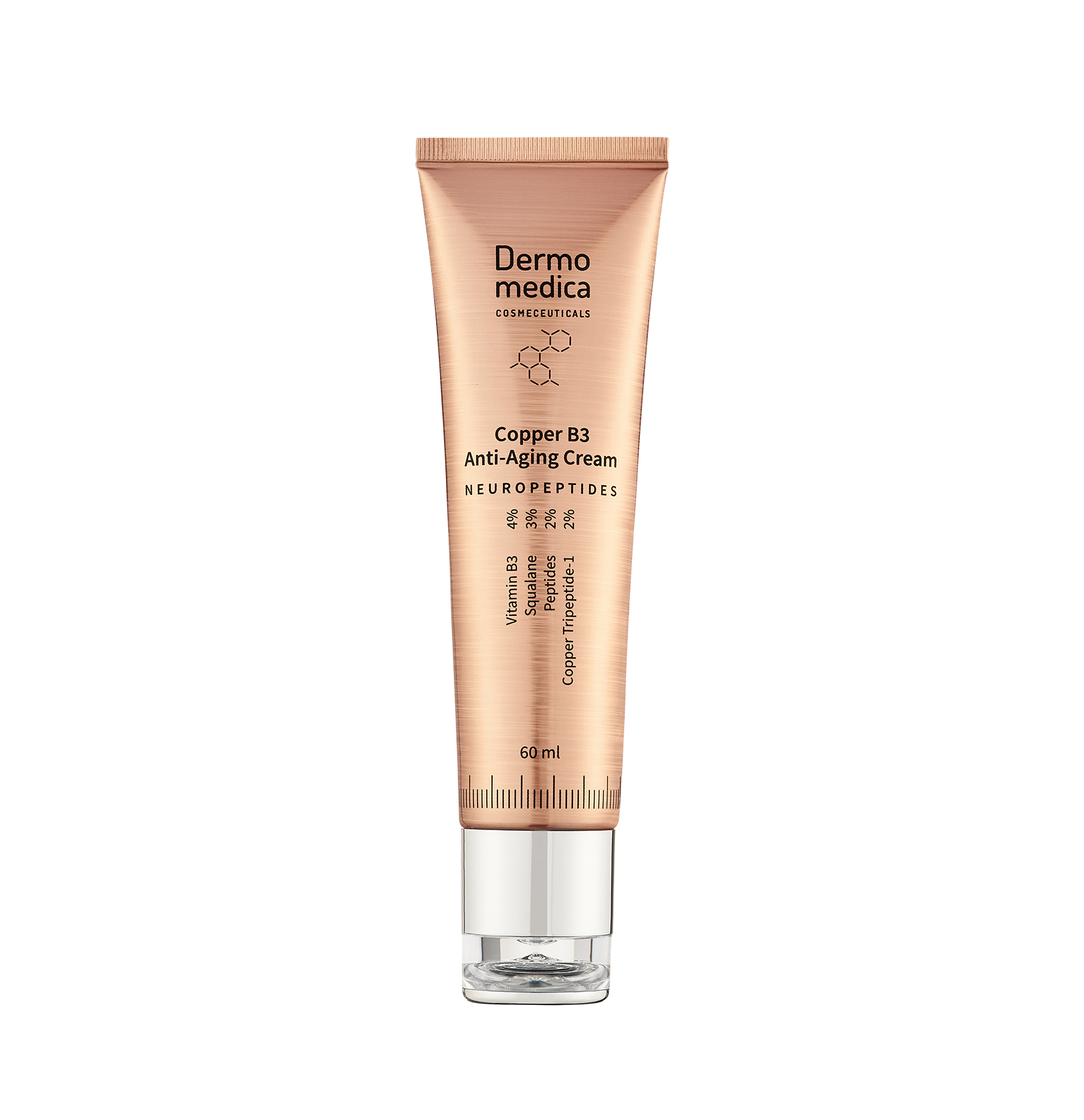 DERMOMEDICA COPPER B3 ANTI-AGING CREAM Luksusowy Krem z Peptydem Miedziowym 60 ml