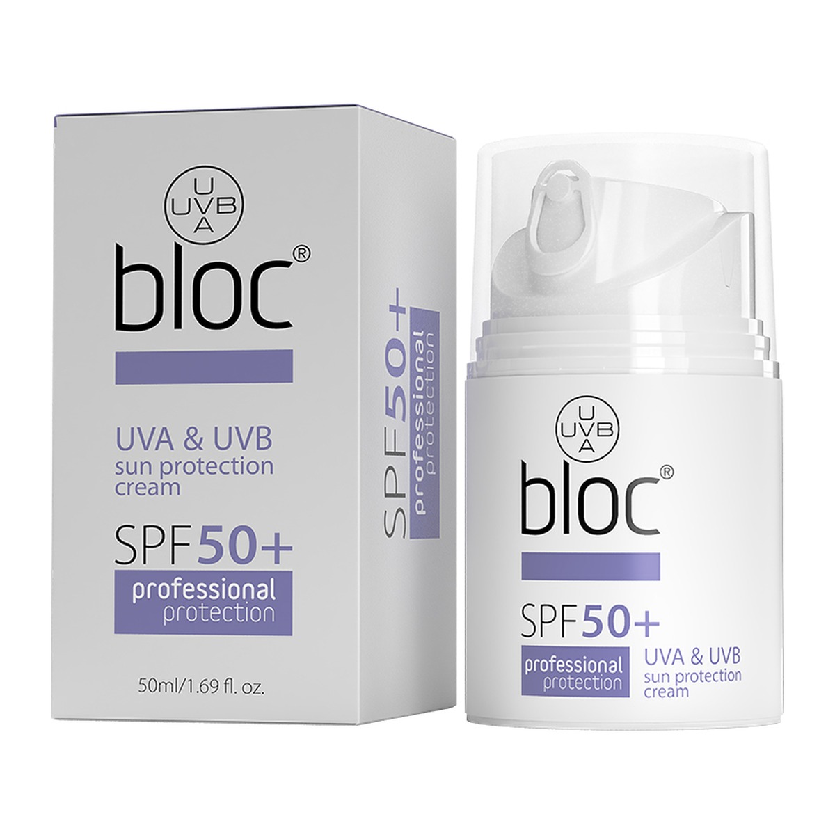 Peel Mission bloc® UVA & UVB Sun Protection Cream SPF 50+ krem ochronny 50 ml