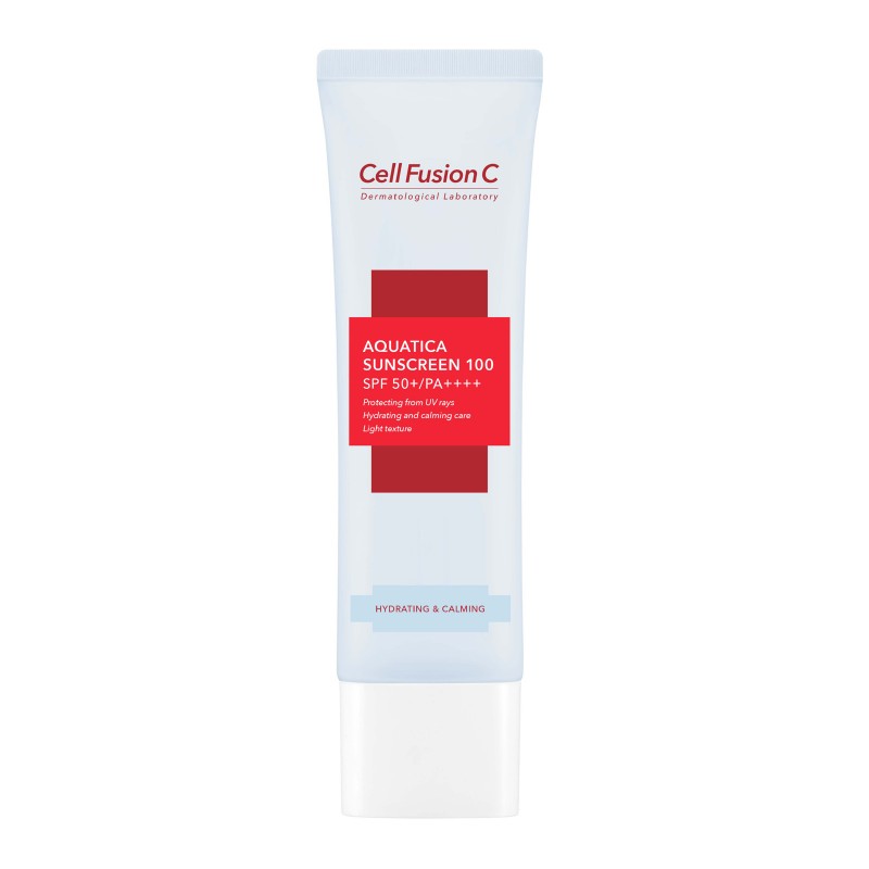 CELL FUSION C AQUATICA SUNSCREEN 100 Nawilżający Krem z Filtrem SPF 